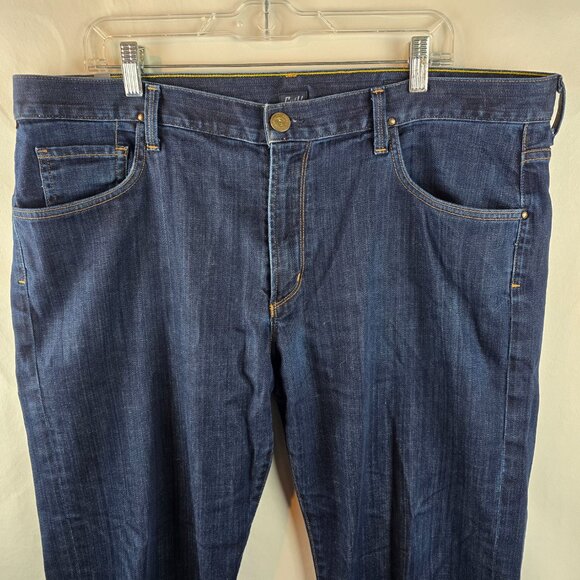 Citizens Of Humanity Jeans Mens 39x27 Blue Denim Dark Wash Sid Straight USA Made - Picture 2 of 12